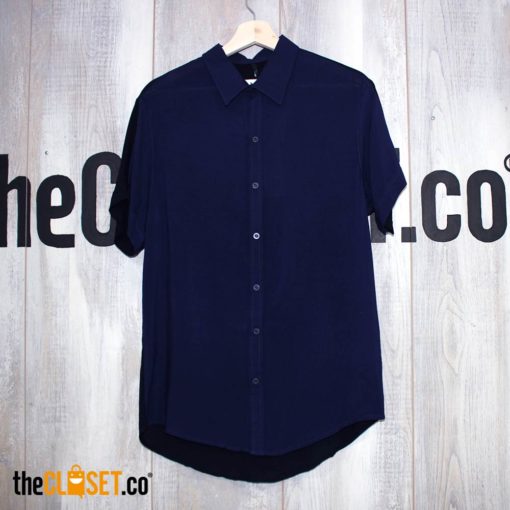 camisa liviana azul LA PETITE MORT theCloset.co diseño independiente
