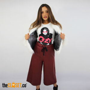 camiseta mujer Ozzy estampado ROLO-OK theCloset.co diseño independiente